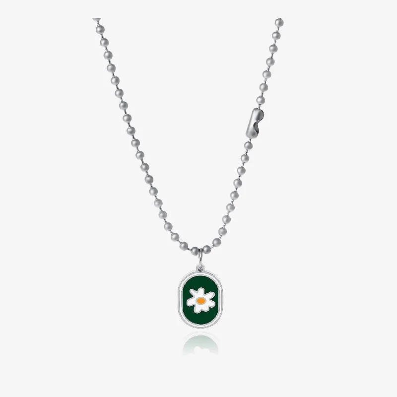 Daisy Necklace/Green