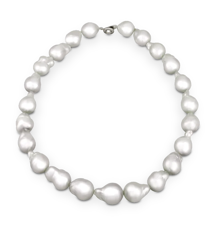 Best necklaces and pendants with matching rings for a coordinated jewelry set-South Sea Baroque Pearl Necklace