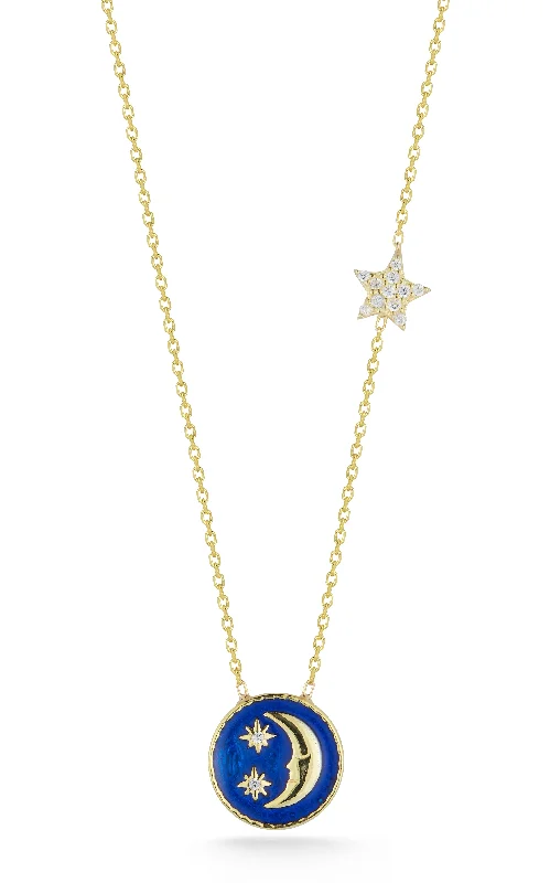 Stunning necklaces and pendants with birthstone pendants for a personal touch-Luna Enamel Necklace