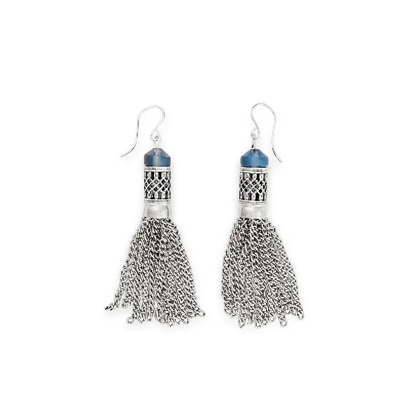 Animal Print Drop Earrings for Fun -Tassel Hook Earrings