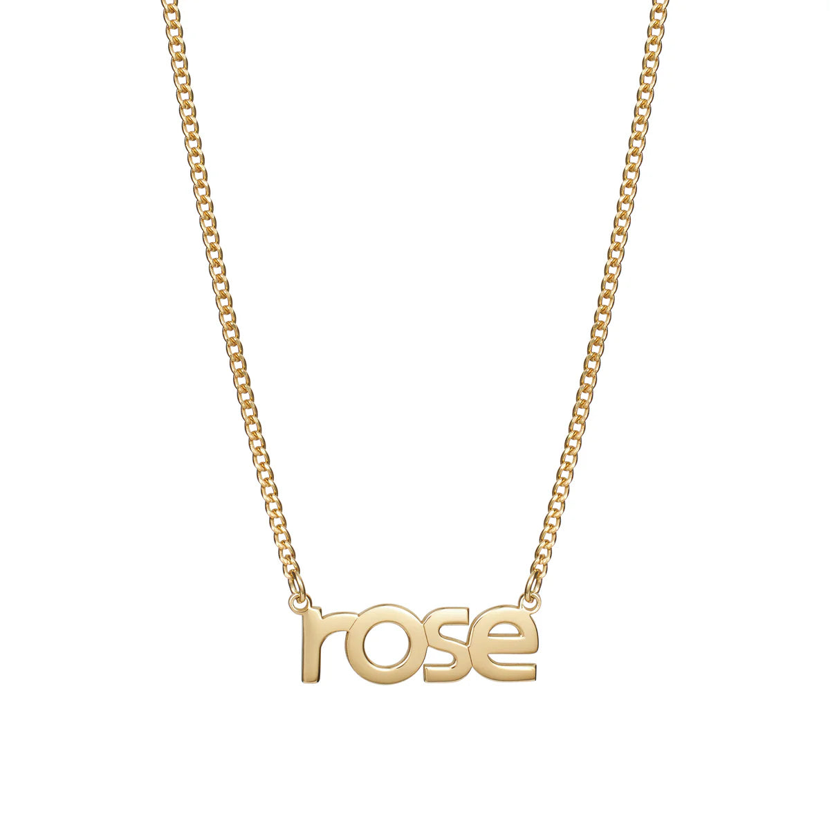 Simple necklaces and pendants with bar pendants for a sleek modern design-Lowercase Name Necklace