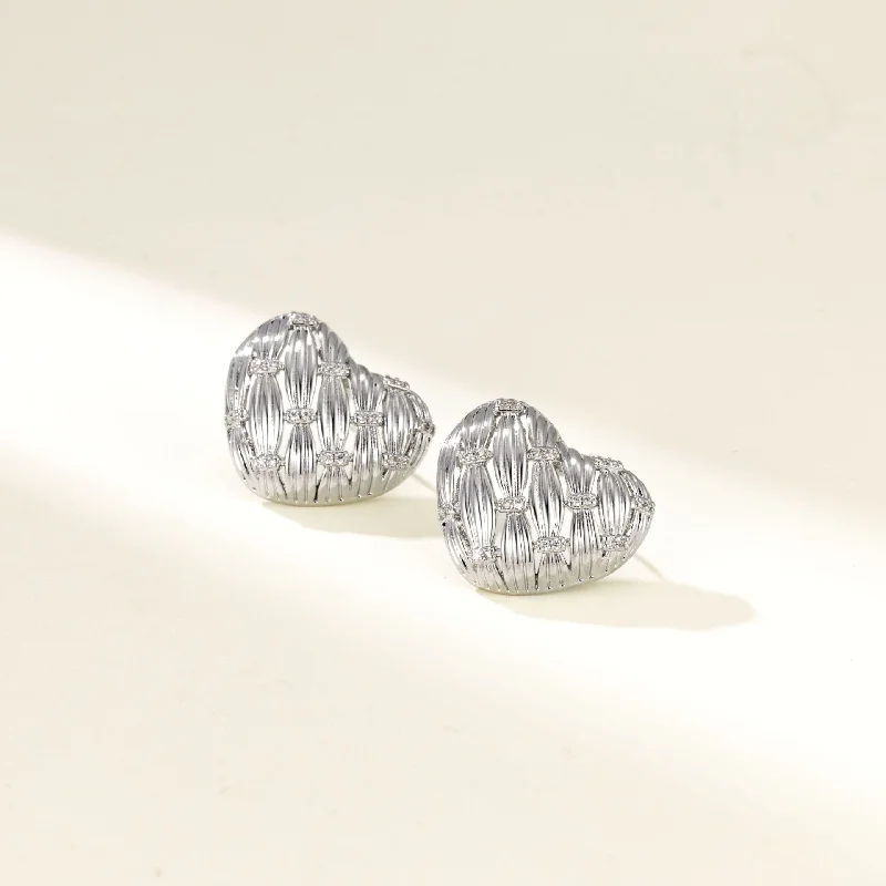 Te00249 love zirconia-silver