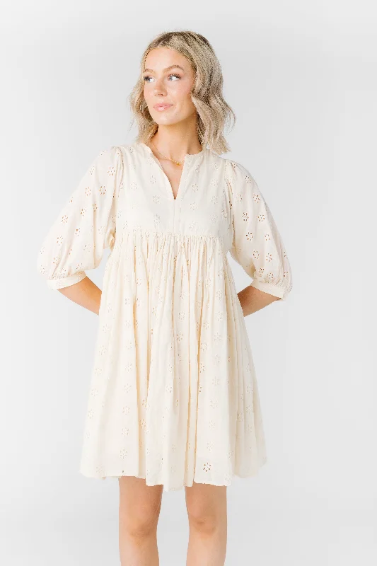 Plus size dresses with scoop necklines feel classic -Citrus The Getaway Eyelet Dress