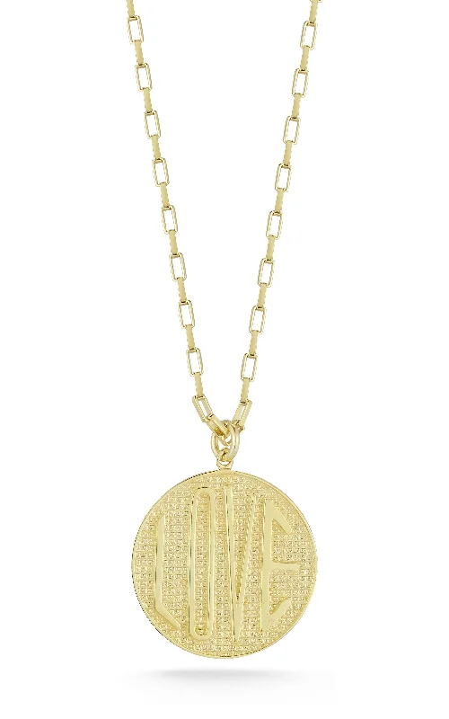 Best necklaces and pendants with vintage coin pendants for a unique accessory-Medallion Love Necklace