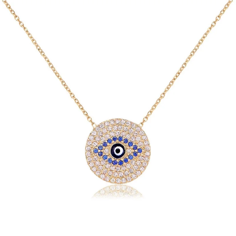 Stunning necklaces and pendants with sapphire gemstones for a luxurious blue hue-Ojos Necklace