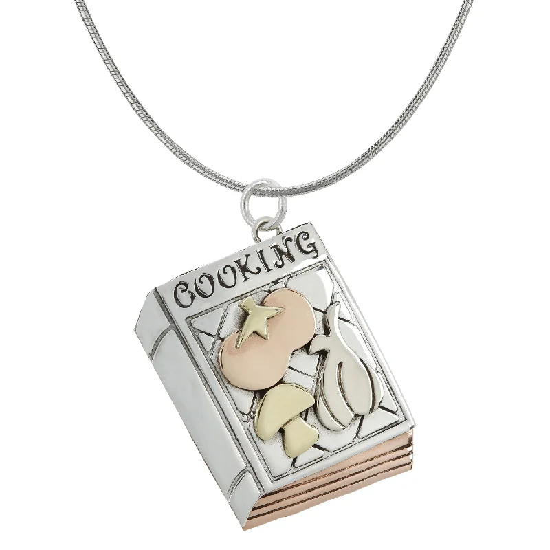 Beautiful necklaces and pendants with tree branch motifs for a nature-inspired design-Cookbook Sterling Necklace