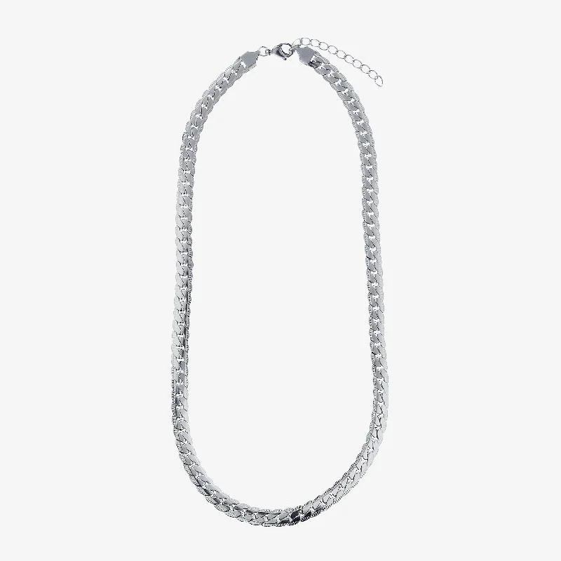 silver thick chain