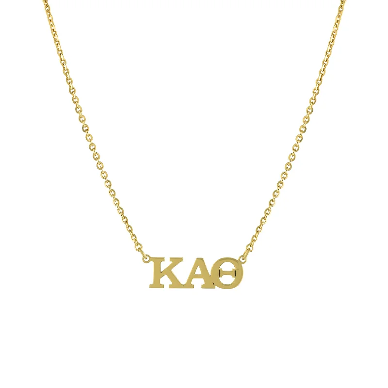 Best necklaces and pendants with rose gold for a warm and romantic appeal-Sorority Necklace