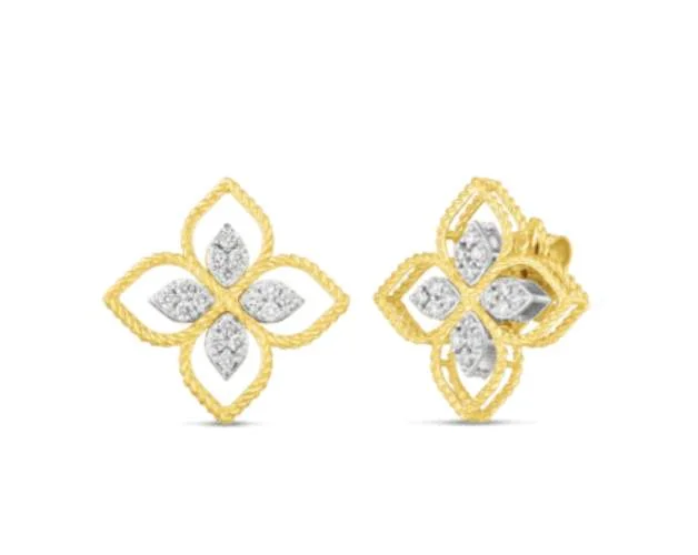 Drop Earrings for Valentine's Day -ROBERTO COIN 18k EARRINGS