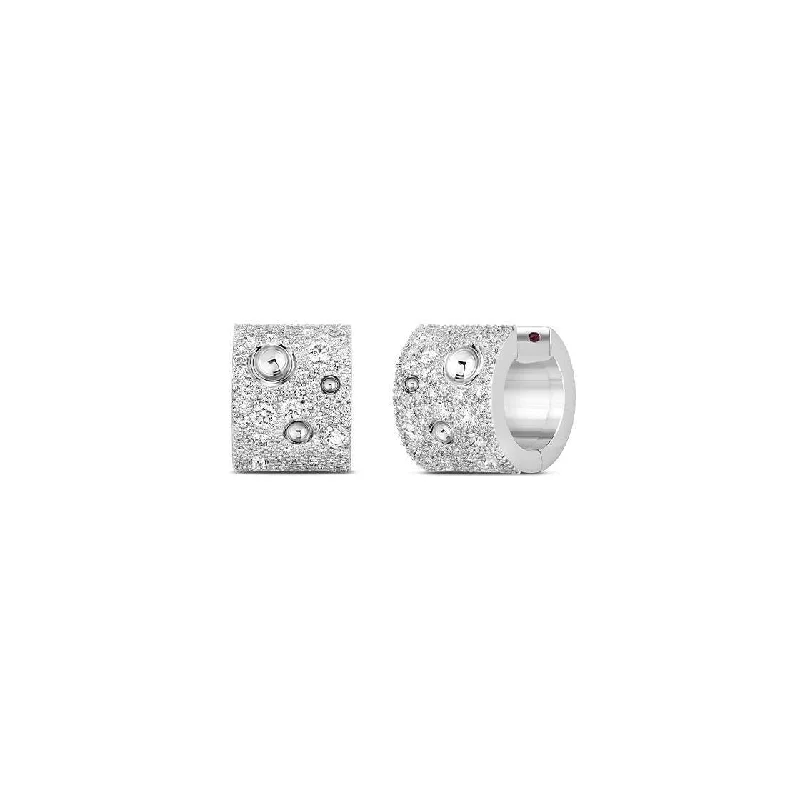 Drop Earrings for Anniversary -ROBERTO COIN 18K DIAMOND EARRINGS