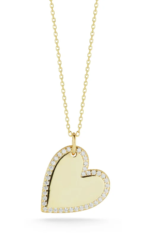 Best necklaces and pendants with crystal accents for a sparkling and elegant style-Heart Necklace