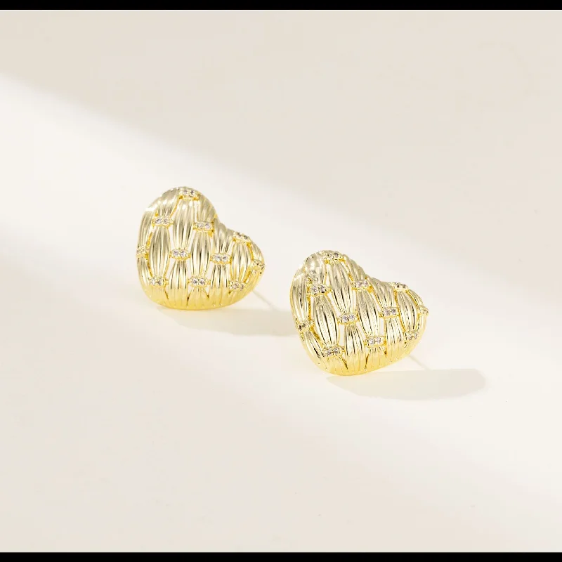 Te00311 love zirconia-gold