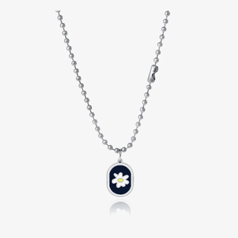 Daisy Necklace/Royal Blue