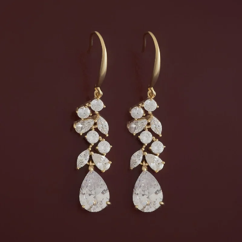 Hoop earrings with floral motifs for a feminine and nature-inspired look-Hoops with pearl drops for a sophisticated look -92.5 Silver Earring 180760