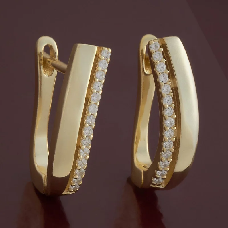 Best hoop earrings with minimalist designs for a clean and modern aesthetic-Hoop earrings with hanging charms for extra flair -92.5 Silver Earring 180909