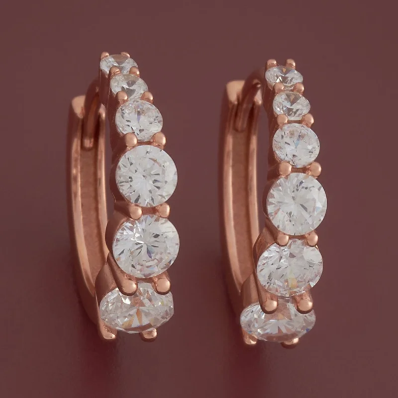 Best hoop earrings with gold-plated finishes for an affordable luxury vibe-Hoop earrings with textured designs -92.5 Silver Earring 180926